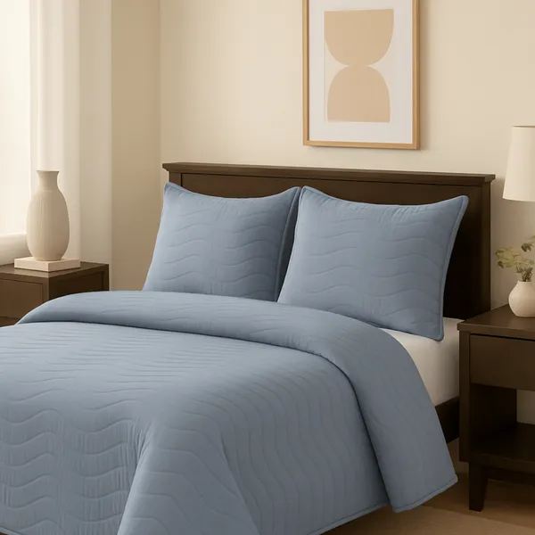 Steal_Blue_Vistara_Dyed_Microfiber_Solid_Bed_Cover_Set