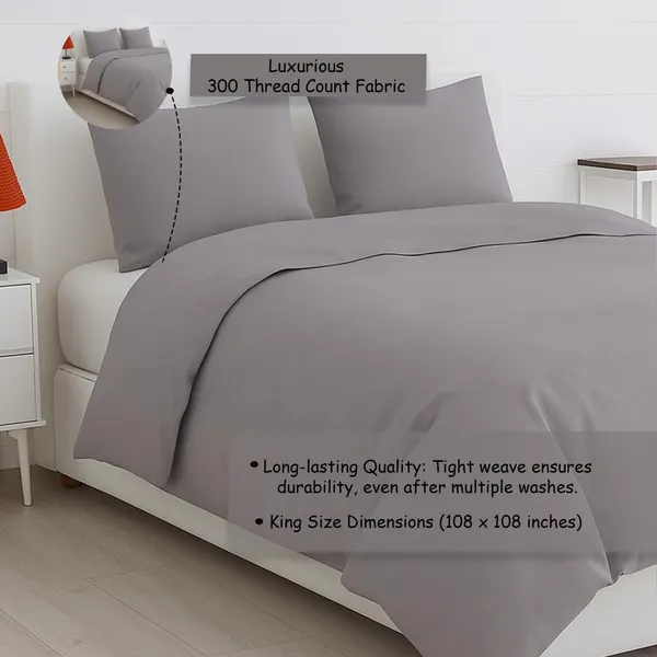 Misty_Grey_Bamboo_Bliss_Pure_Bamboo_Solid_Bedsheet