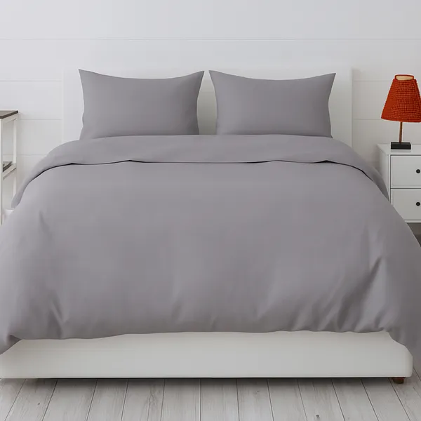 Misty_Grey_Bamboo_Bliss_Pure_Bamboo_Solid_Bedsheet