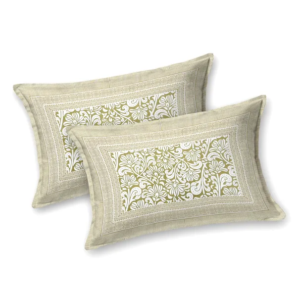 Elite_Nature_Harmony_Yellow_Cotton_Printed_King_Size_Bedsheet