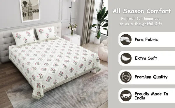 Elite_Floral_Pink_Cotton_Printed__King_Size_Bedsheet