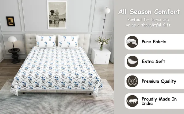 Elite_Tropical_Bloom_Blue_Cotton_Printed_King_Size_Bedsheet
