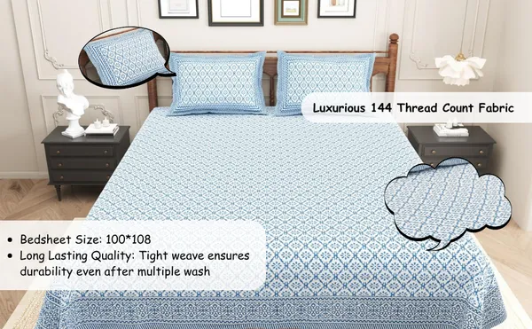 Elite_Geometric_Blue_Cotton_Printed_King_Size_Bedsheet