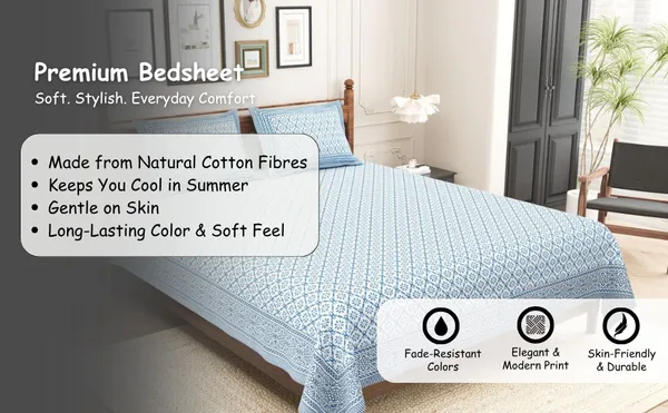 Elite_Geometric_Blue_Cotton_Printed_King_Size_Bedsheet