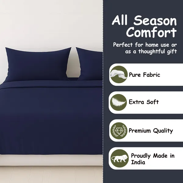 Midnight_Blue_Heritage_Luxe_Pure_Cotton_Solid_Bedsheet