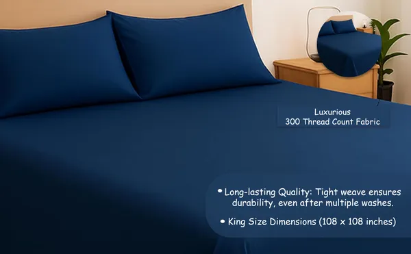 Oxford_Blue_Bamboo_Bliss_Pure_Bamboo_Solid_Bedsheet