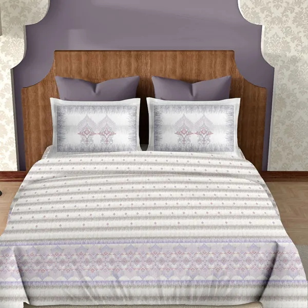 Lavender_Pure_Cotton_Royal_Heritage_Printed_Bedsheet