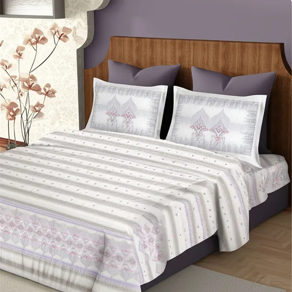 Lavender_Pure_Cotton_Royal_Heritage_Printed_Bedsheet