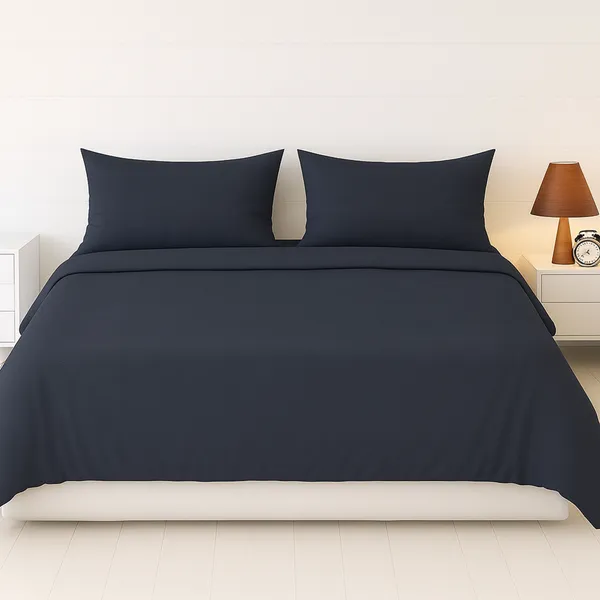 Midnight_Ash_Heritage_Luxe_Pure_Cotton_Solid_Bedsheet