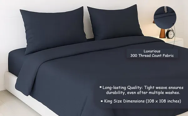 Midnight_Ash_Heritage_Luxe_Pure_Cotton_Solid_Bedsheet