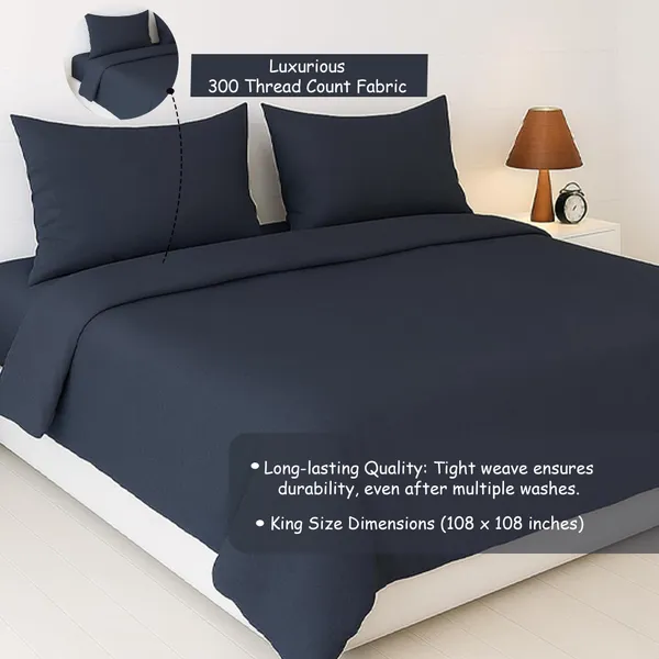 Midnight_Ash_Heritage_Luxe_Pure_Cotton_Solid_Bedsheet