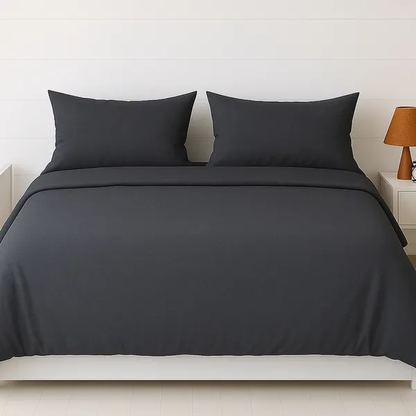 Charcoal_Grey_Heritage_Luxe_Pure_Cotton_Solid_Bedsheet