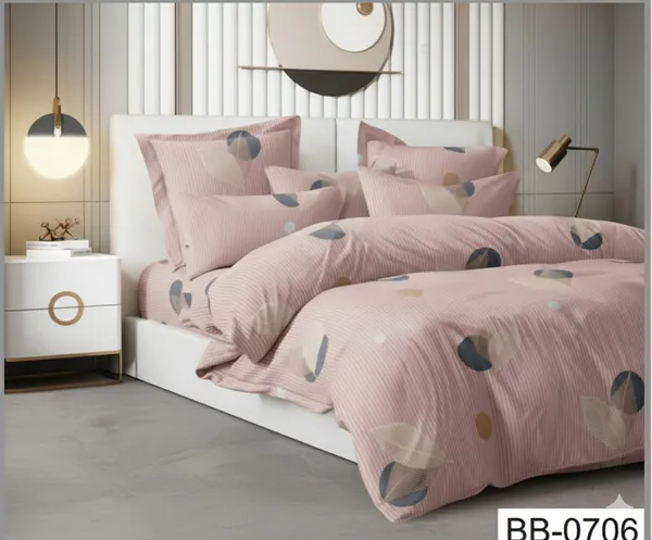 Pink_Candy_Soft_Microfiber_Feather_Printed_Bed_Sheet