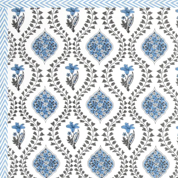 Elite_Foliage_Print_Orange_Cotton_Printed_King_Size_Bedsheet