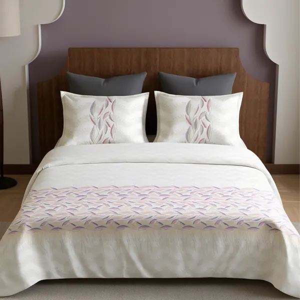 Lavender_Pure_Cotton_Feather_Flow_Printed_Bedsheet