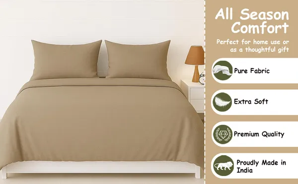Elegant_Beige_Heritage_Luxe_Pure_Cotton_Solid_Bedsheet