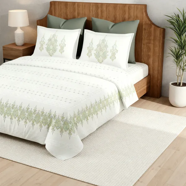 Olive_Pure_Cotton_Classic_Charm_Printed_Bedsheet