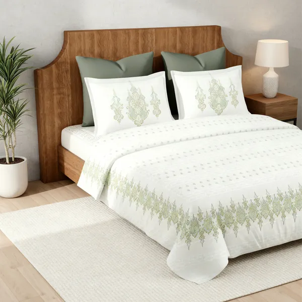 Olive_Pure_Cotton_Classic_Charm_Printed_Bedsheet