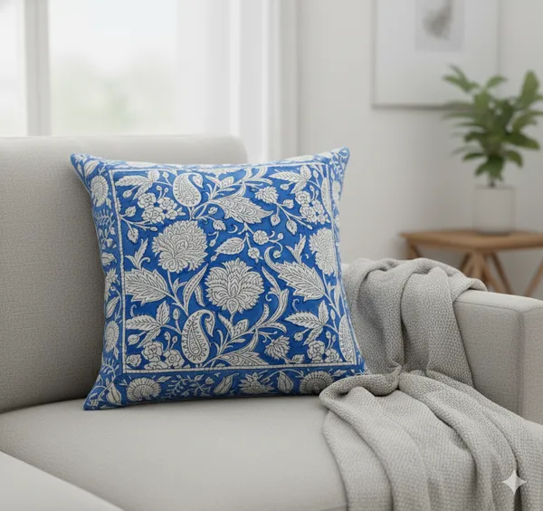 Linen_Luxe_Floral_Blue_&_White_Cushion_Cover_-_Set_of_5