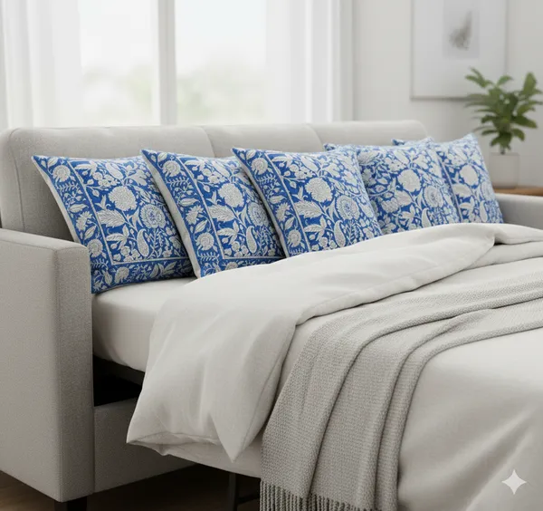 Linen_Luxe_Floral_Blue_&_White_Cushion_Cover_-_Set_of_5