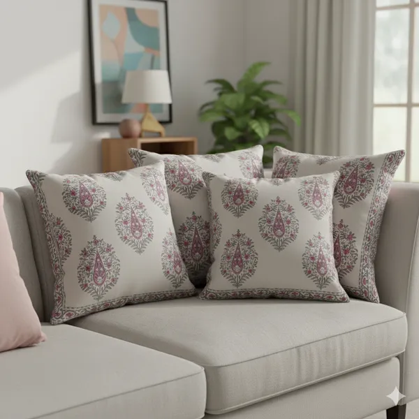 Linen_Luxe_Floral_Pink_&_Grey_Cushion_Cover_-_Set_of_5