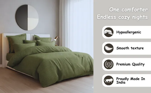 Royale_Jacquard___Olive_Green_Comforter
