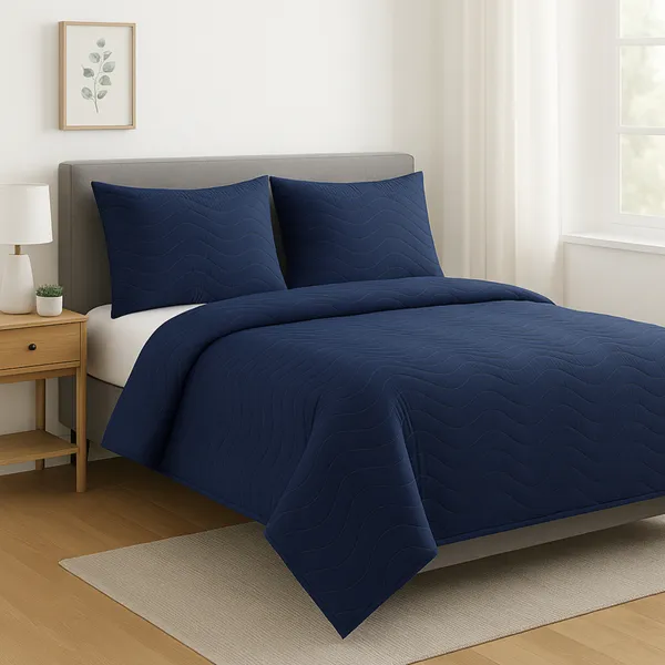 Navy_Blue_Vistara_Dyed_Microfiber_Solid_Bed_Cover_Set