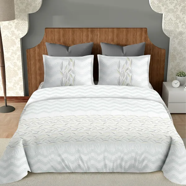 Grey_Pure_Cotton_Feather_Flow_Printed_Bedsheet