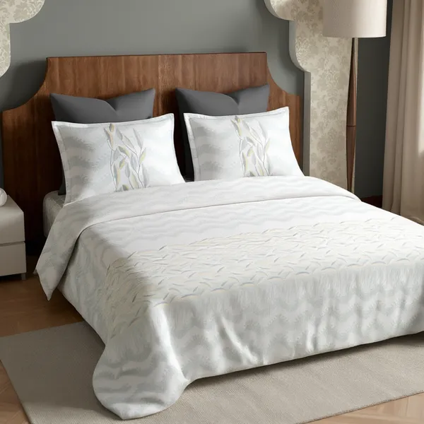 Grey_Pure_Cotton_Feather_Flow_Printed_Bedsheet