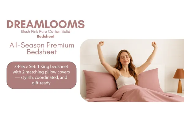 Blush_Pink_Heritage_Luxe_Pure_Cotton_Solid_Bedsheet