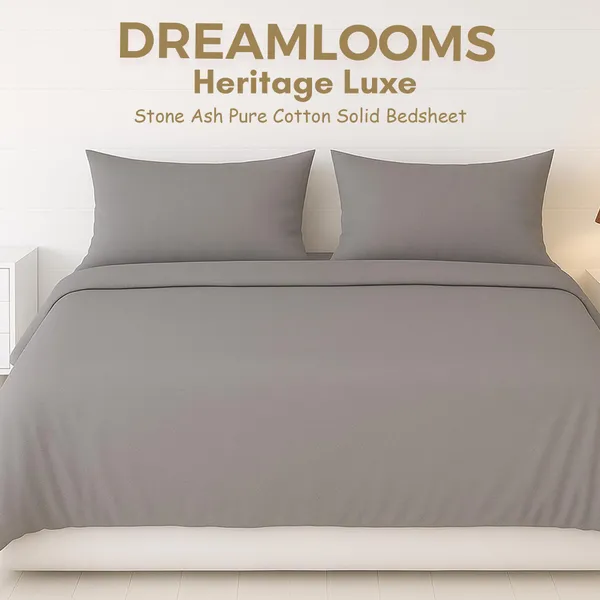 Stone_Ash_Heritage_Luxe_Pure_Cotton_Solid_Bedsheet