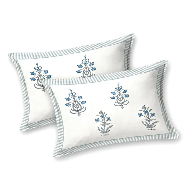 Elite_Collection_Floral_Blue_Cotton_Printed__Bedsheet