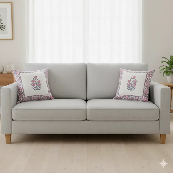 Linen_Luxe_Floral_Pink_&_Green_Cushion_Cover_-_Set_of_5