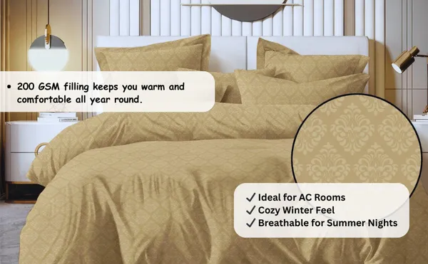 Royale_Jacquard__Beige_Golden_Comforter