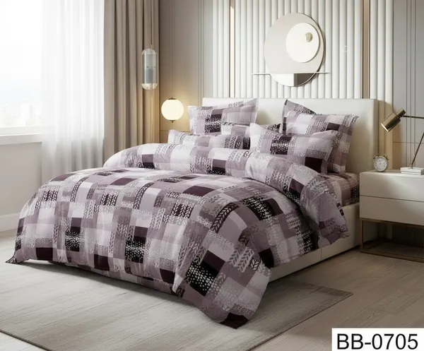 Lavender_Candy_Soft_Microfiber_Feather_Printed_Bed_Sheet