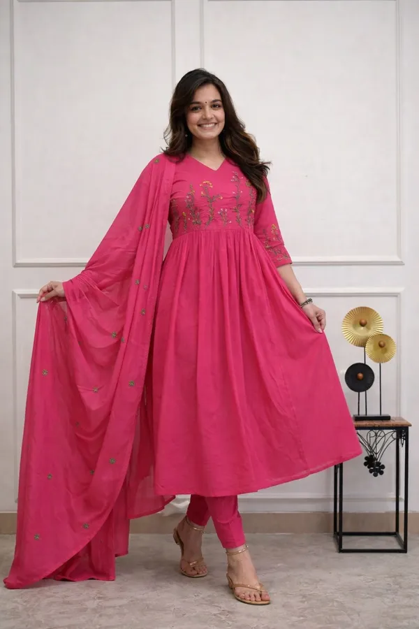 Elegant_Pink_Embroidered_Anarkali_Kurta_Set_with_Dupatta