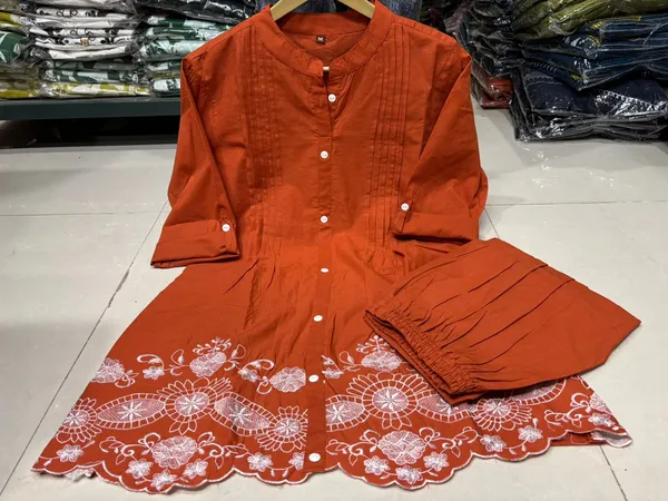 Elegant_Rust_Orange_Embroidered_Co-Ord_Set