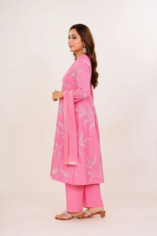 Pink_Premium_Viscose_Rayon_Embroidered_&_Printed_Kurta,_Trouser_&_Dupatta_Set_For_Women