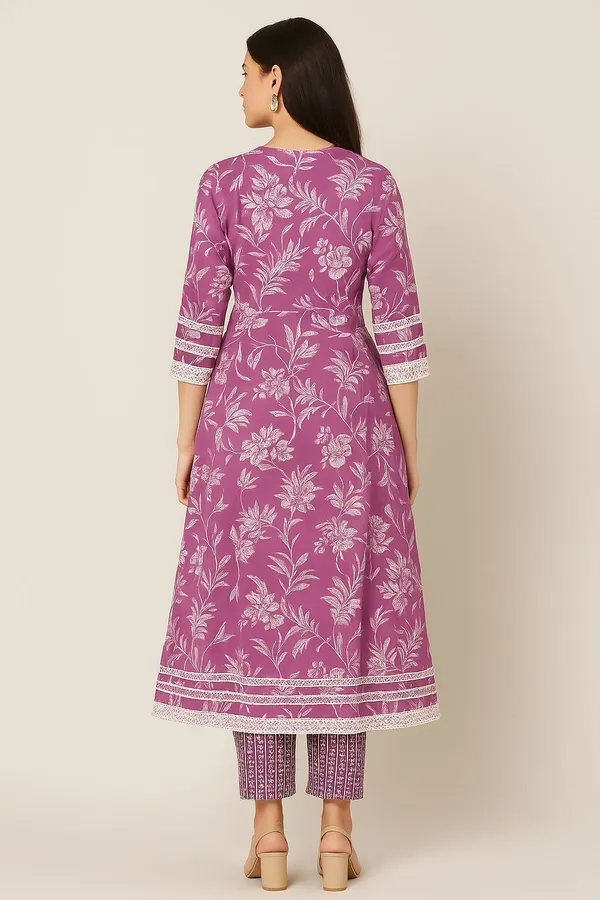 Purple_Premium_Rayon_Slub_Printed_Kurta,_Trouser_&_Dupatta_Set_For_Women