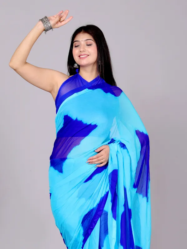 Blue_Designer_Pure_Chiffon_&_New_Trendy_Bollywood_Saree_For_Women_(With_Blouse)