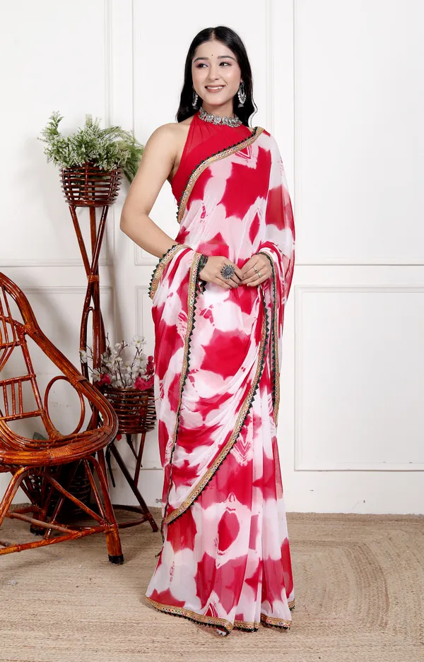 Red_Designer_Pure_Chiffon_&_New_Trendy_Bollywood_Saree_For_Women_(With_Blouse)