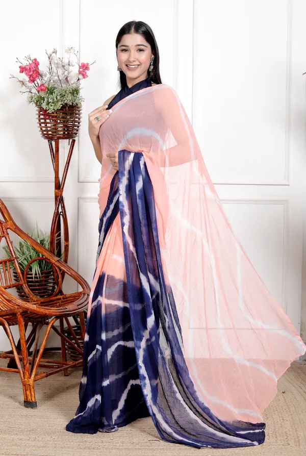 Blue_Designer_Pure_Chiffon_&_New_Trendy_Bollywood_Saree_For_Women_(With_Blouse)