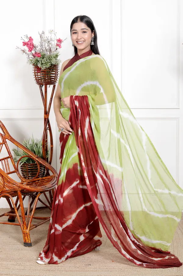Maroon_Designer_Pure_Chiffon_&_New_Trendy_Bollywood_Saree_For_Women_(With_Blouse)