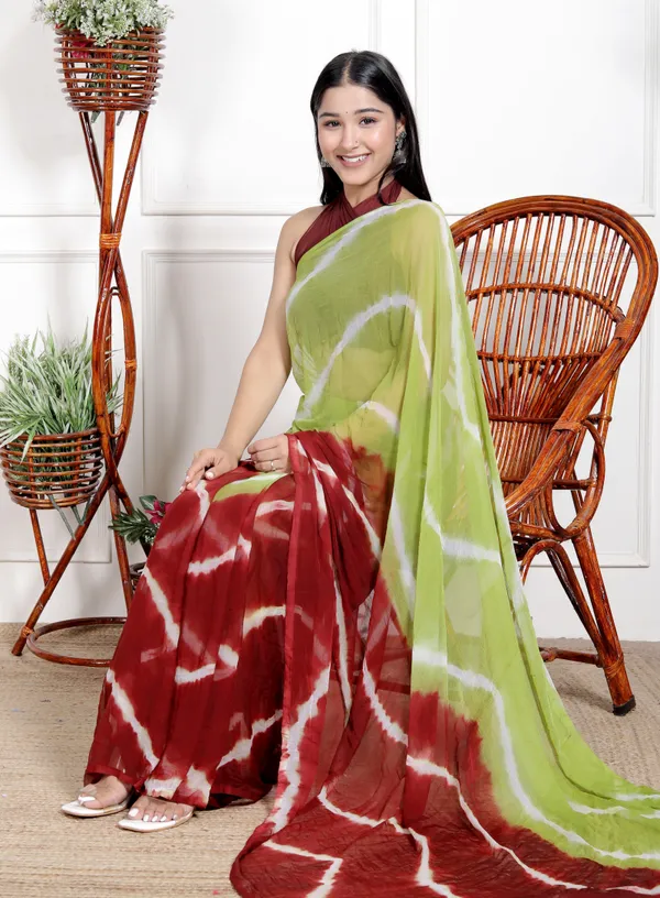 Maroon_Designer_Pure_Chiffon_&_New_Trendy_Bollywood_Saree_For_Women_(With_Blouse)