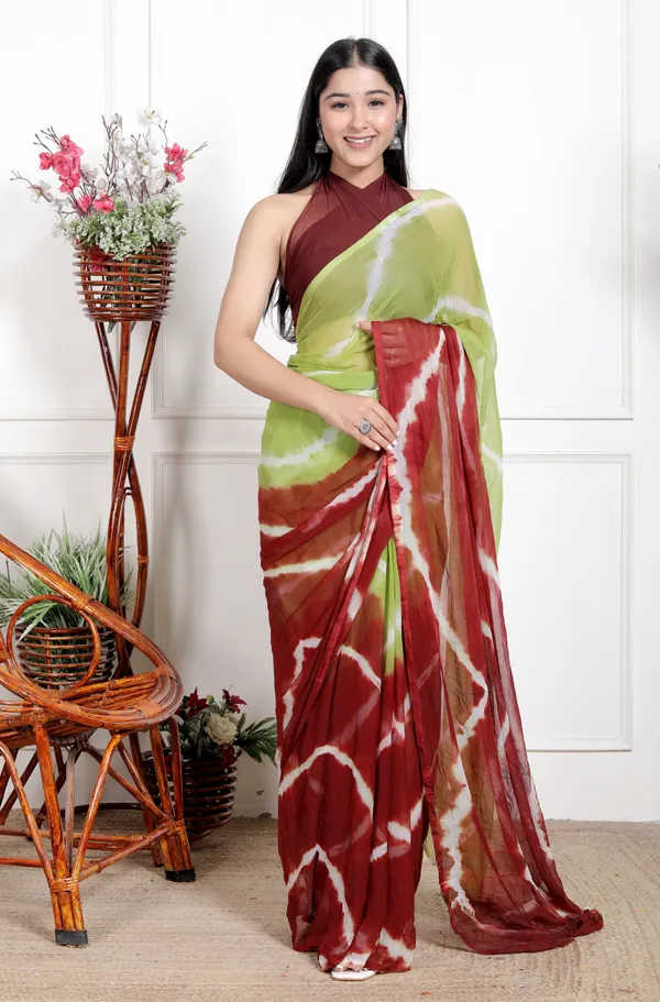 Maroon_Designer_Pure_Chiffon_&_New_Trendy_Bollywood_Saree_For_Women_(With_Blouse)