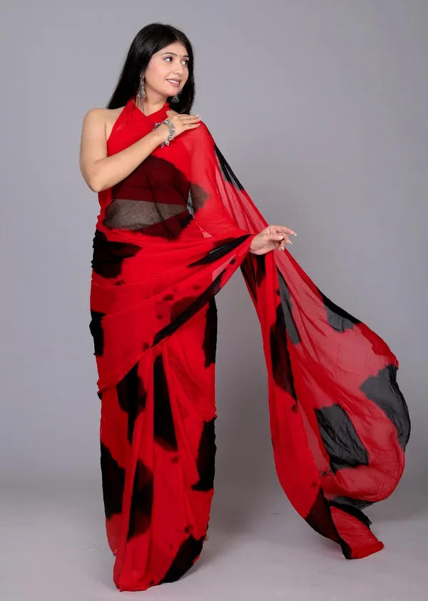 Black_Designer_Pure_Chiffon_&_New_Trendy_Bollywood_Saree_For_Women_(With_Blouse)