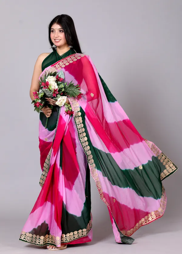 Pink_Designer_Pure_Chiffon_&_New_Trendy_Bollywood_Saree_For_Women_(With_Blouse)