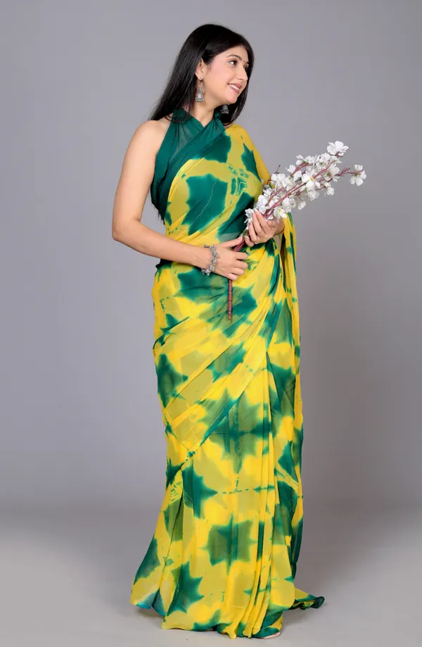 Yellow_Designer_Pure_Chiffon_&_New_Trendy_Bollywood_Saree_For_Women_(With_Blouse)