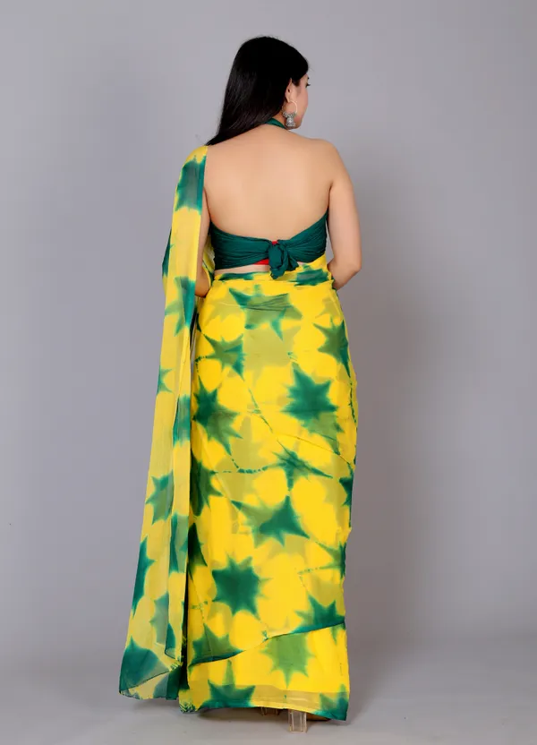Yellow_Designer_Pure_Chiffon_&_New_Trendy_Bollywood_Saree_For_Women_(With_Blouse)