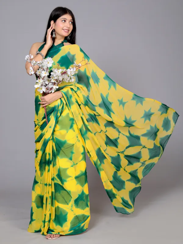 Yellow_Designer_Pure_Chiffon_&_New_Trendy_Bollywood_Saree_For_Women_(With_Blouse)